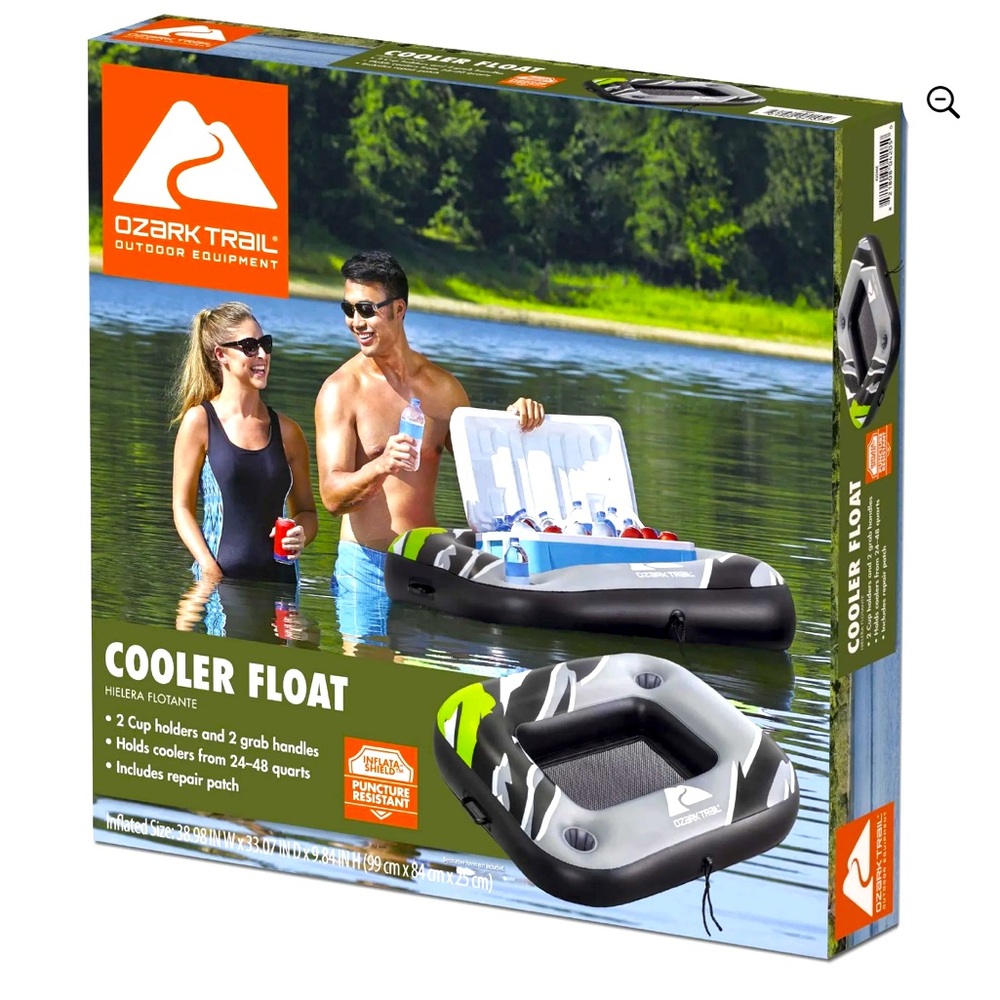Ozark Trail Cooler Float with Cup Holders